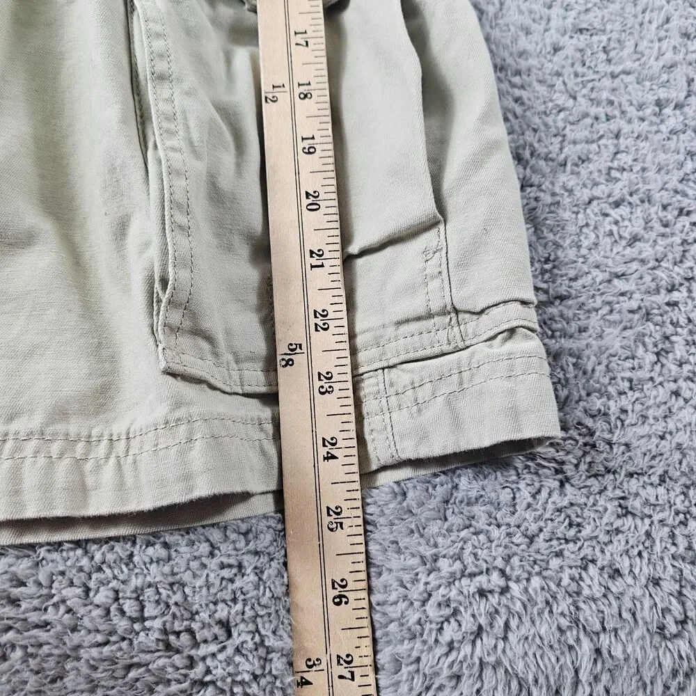 Levis Cargo Shorts Mens 34 Khaki Baggy Loose Y2K Skater Workwear Hike Casual